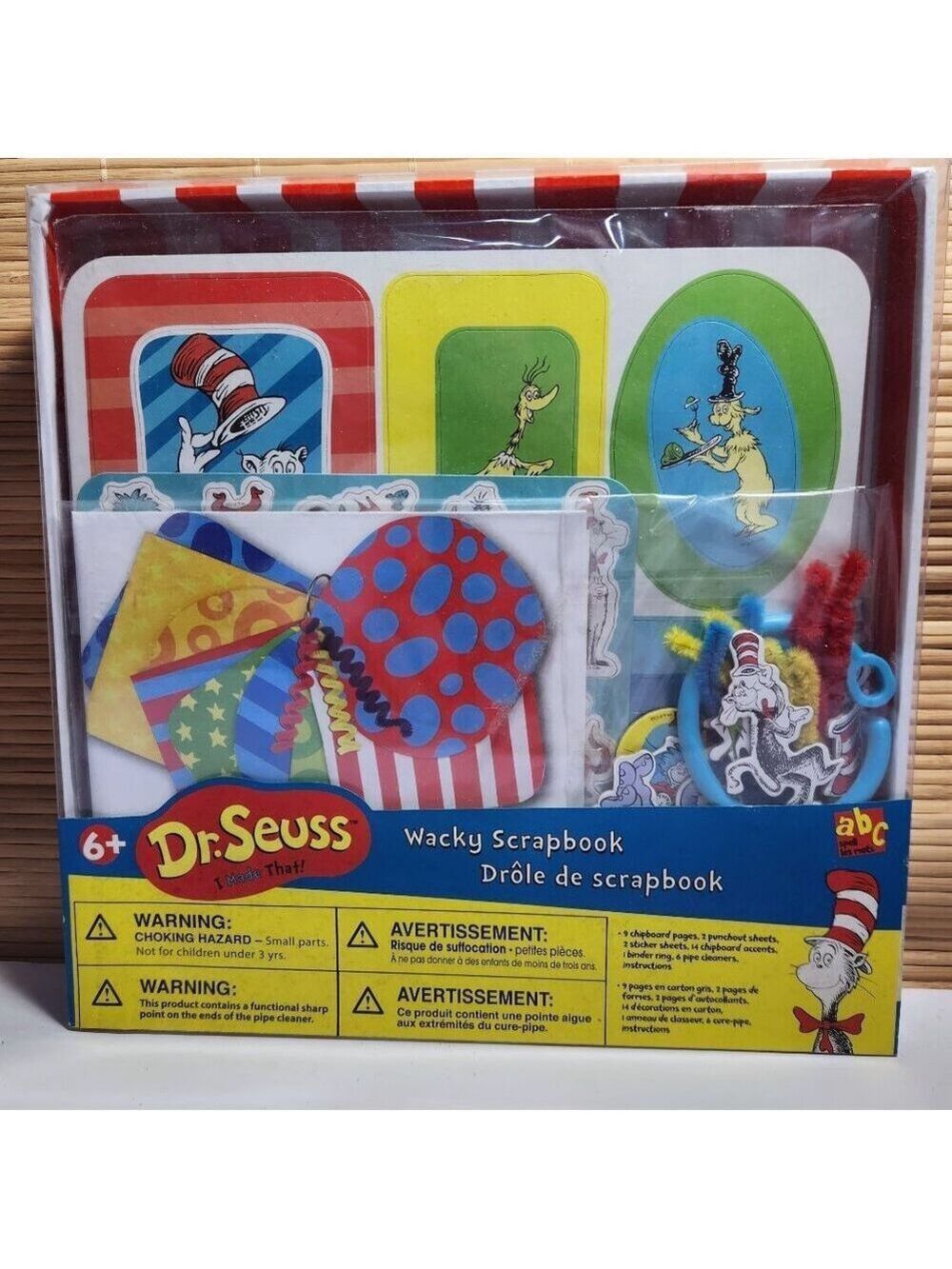 Dr. Seuss Wacky Scrapbook Kit 2010 Discontinued Age 6+ Cat In The Hat New
